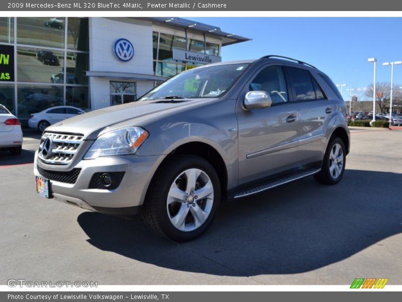 Pewter Metallic / Cashmere 2009 Mercedes-Benz ML 320 BlueTec 4Matic