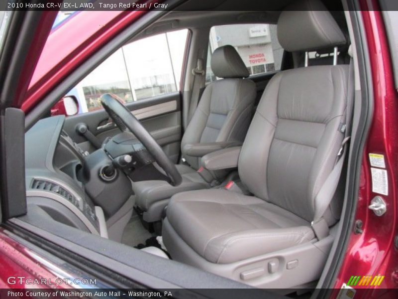 Tango Red Pearl / Gray 2010 Honda CR-V EX-L AWD