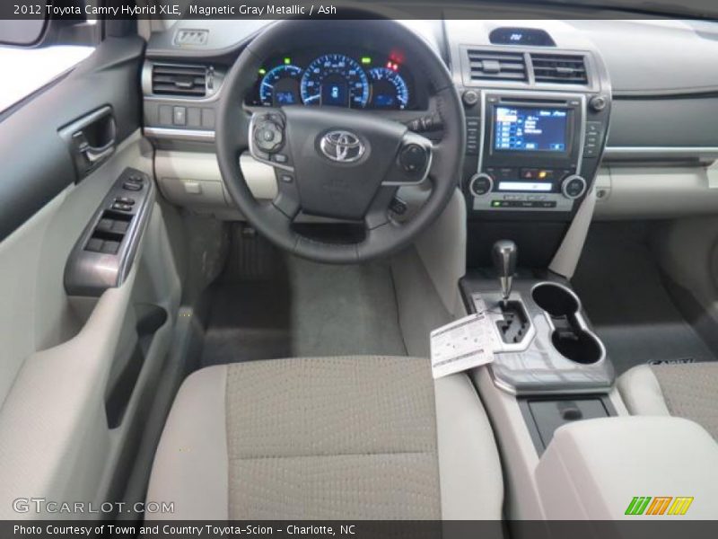 Magnetic Gray Metallic / Ash 2012 Toyota Camry Hybrid XLE