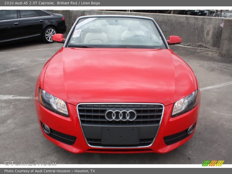 Brilliant Red / Linen Beige 2010 Audi A5 2.0T Cabriolet