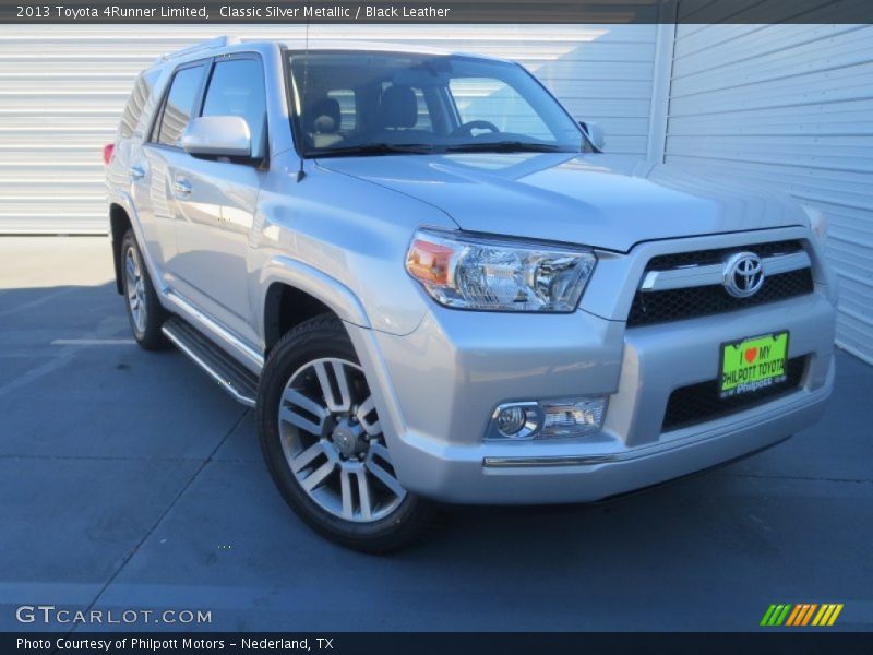 Classic Silver Metallic / Black Leather 2013 Toyota 4Runner Limited