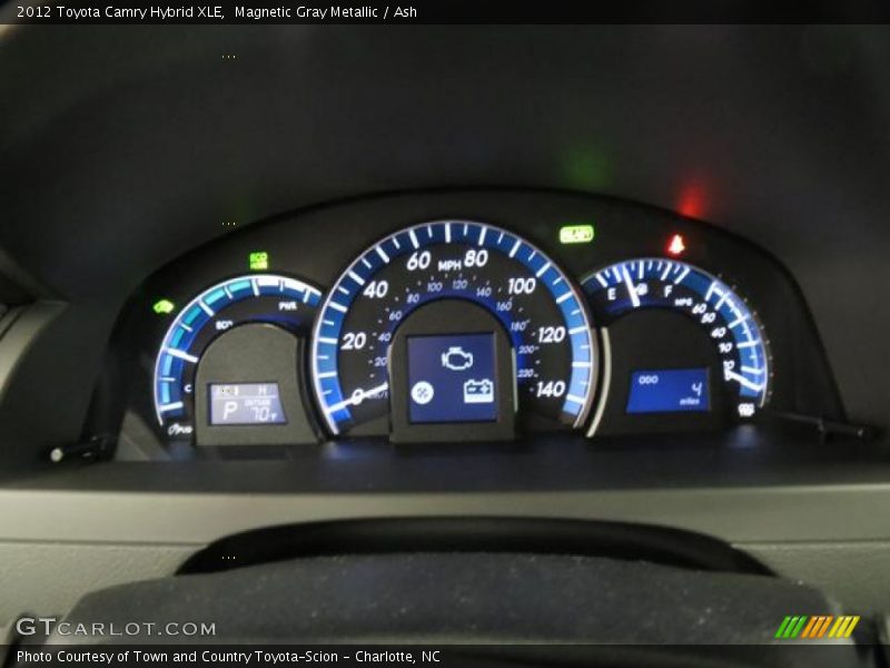Magnetic Gray Metallic / Ash 2012 Toyota Camry Hybrid XLE