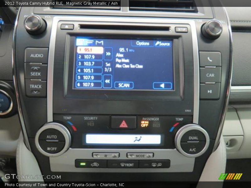 Magnetic Gray Metallic / Ash 2012 Toyota Camry Hybrid XLE