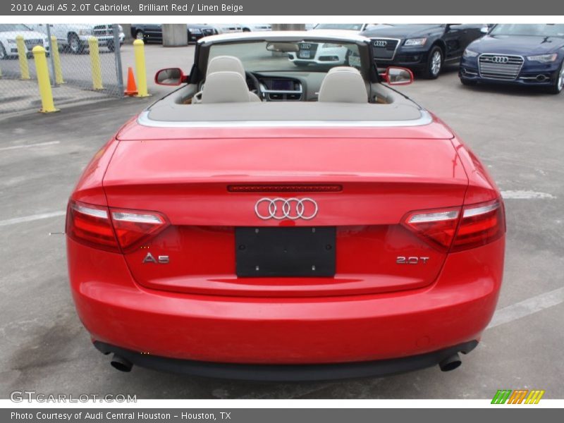 Brilliant Red / Linen Beige 2010 Audi A5 2.0T Cabriolet