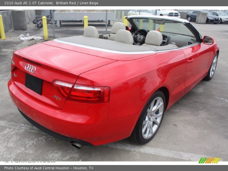 Brilliant Red / Linen Beige 2010 Audi A5 2.0T Cabriolet
