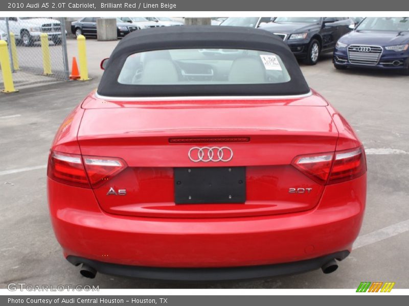 Brilliant Red / Linen Beige 2010 Audi A5 2.0T Cabriolet