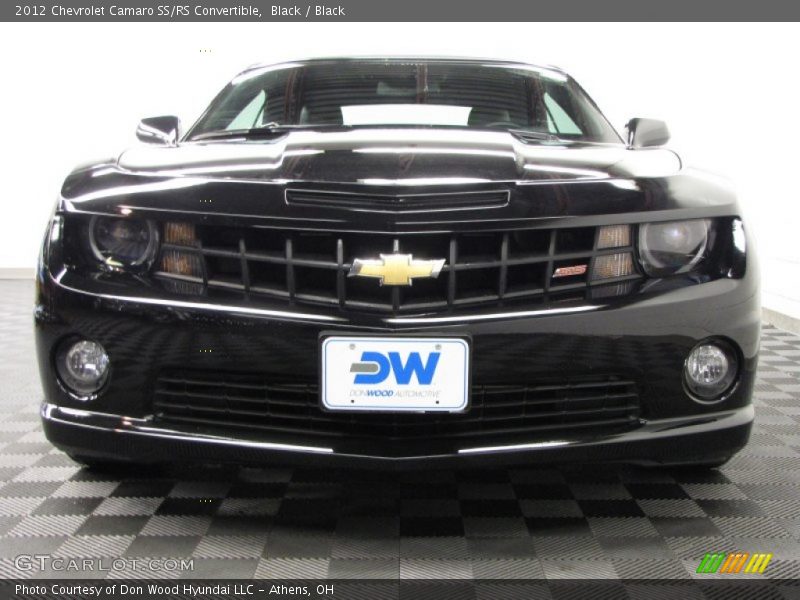 Black / Black 2012 Chevrolet Camaro SS/RS Convertible