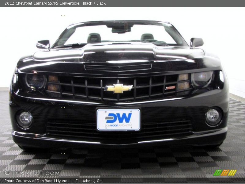 Black / Black 2012 Chevrolet Camaro SS/RS Convertible