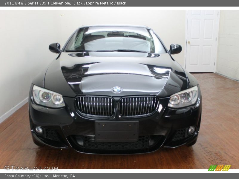 Black Sapphire Metallic / Black 2011 BMW 3 Series 335is Convertible