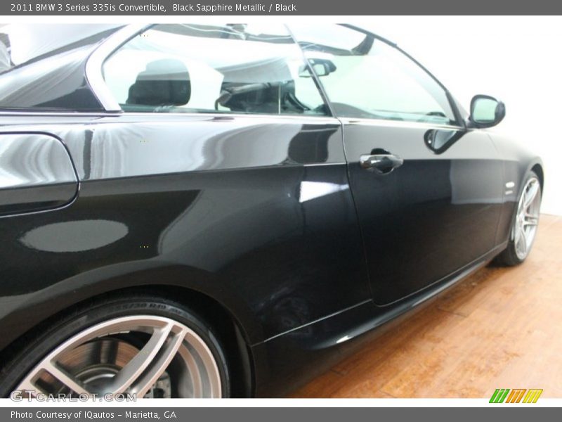 Black Sapphire Metallic / Black 2011 BMW 3 Series 335is Convertible