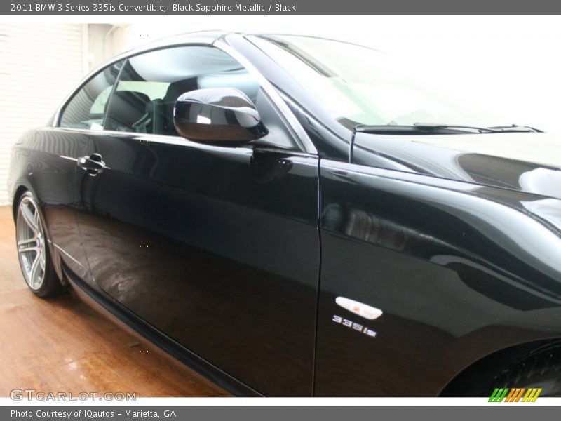 Black Sapphire Metallic / Black 2011 BMW 3 Series 335is Convertible