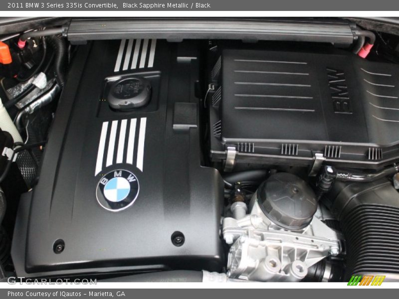 Black Sapphire Metallic / Black 2011 BMW 3 Series 335is Convertible