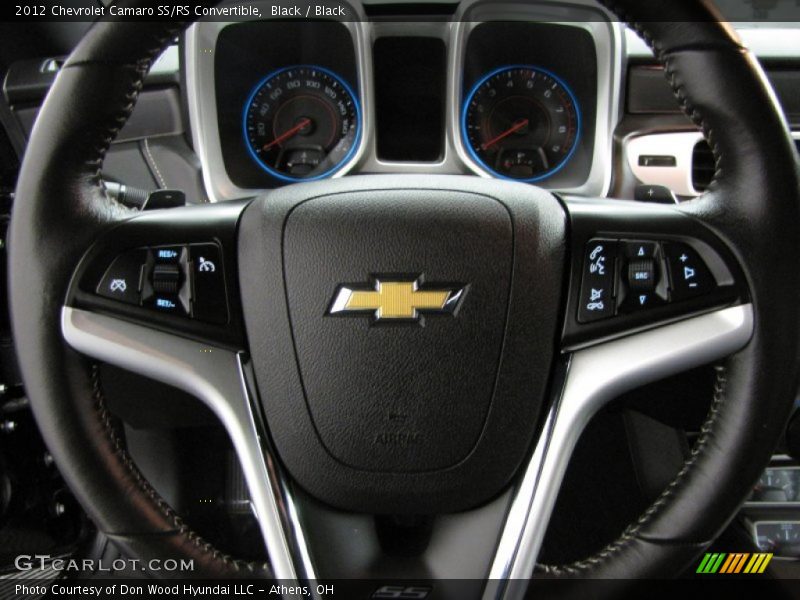 Black / Black 2012 Chevrolet Camaro SS/RS Convertible