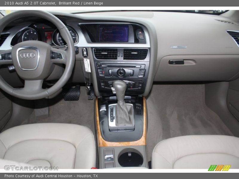 Dashboard of 2010 A5 2.0T Cabriolet