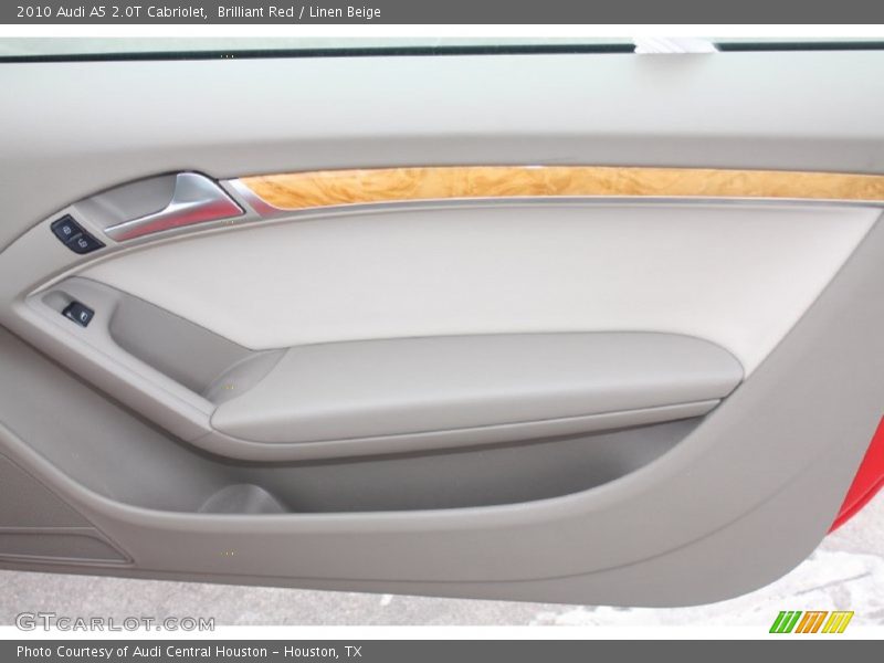 Brilliant Red / Linen Beige 2010 Audi A5 2.0T Cabriolet