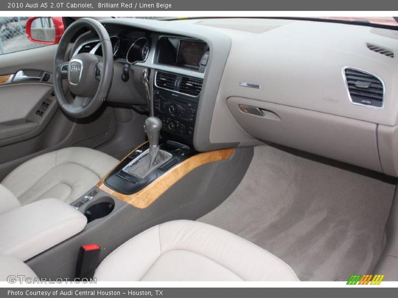 Brilliant Red / Linen Beige 2010 Audi A5 2.0T Cabriolet