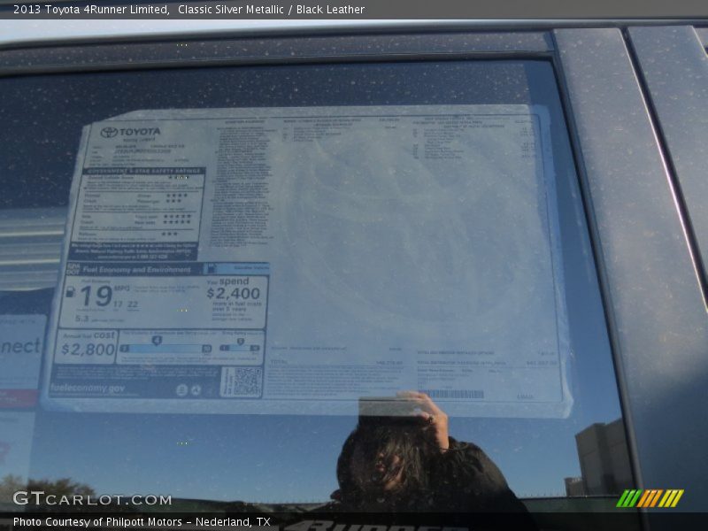 Classic Silver Metallic / Black Leather 2013 Toyota 4Runner Limited