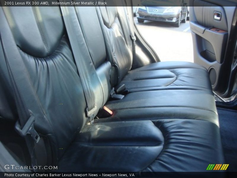 Millennium Silver Metallic / Black 2001 Lexus RX 300 AWD