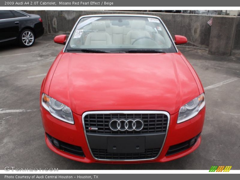 Misano Red Pearl Effect / Beige 2009 Audi A4 2.0T Cabriolet