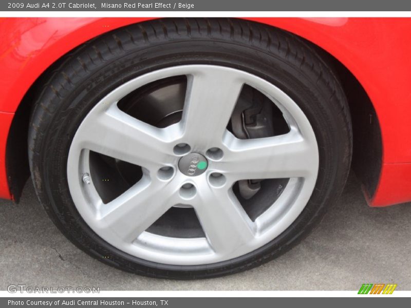 Misano Red Pearl Effect / Beige 2009 Audi A4 2.0T Cabriolet