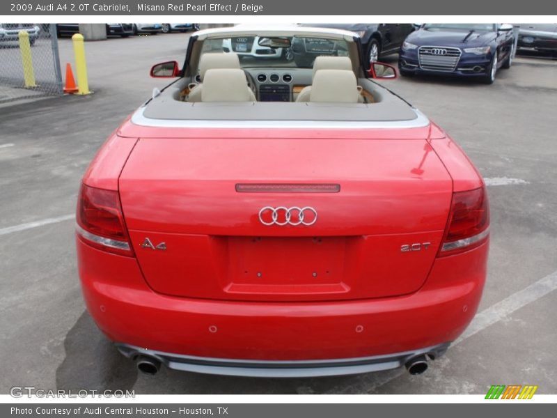 Misano Red Pearl Effect / Beige 2009 Audi A4 2.0T Cabriolet