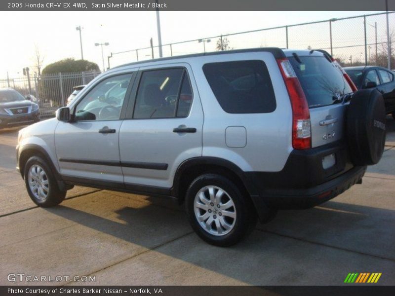 Satin Silver Metallic / Black 2005 Honda CR-V EX 4WD