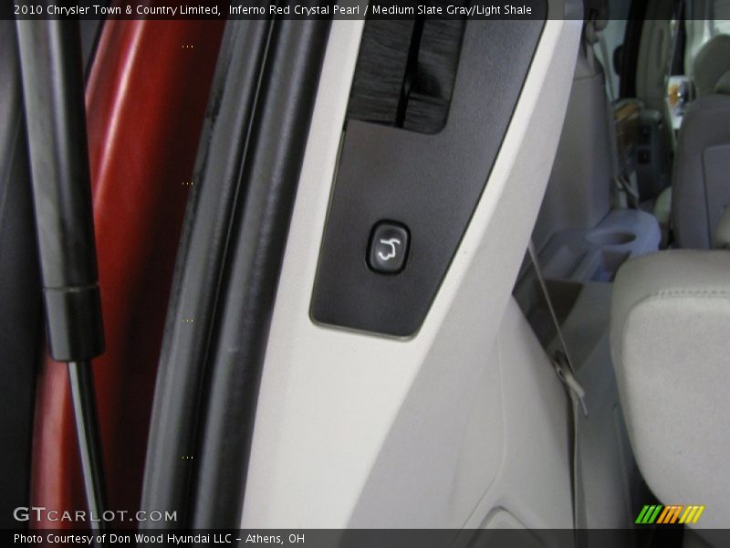 Inferno Red Crystal Pearl / Medium Slate Gray/Light Shale 2010 Chrysler Town & Country Limited