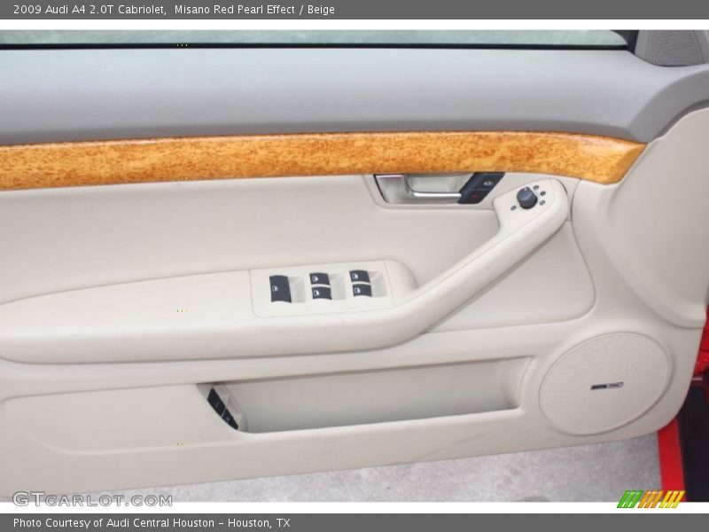 Misano Red Pearl Effect / Beige 2009 Audi A4 2.0T Cabriolet