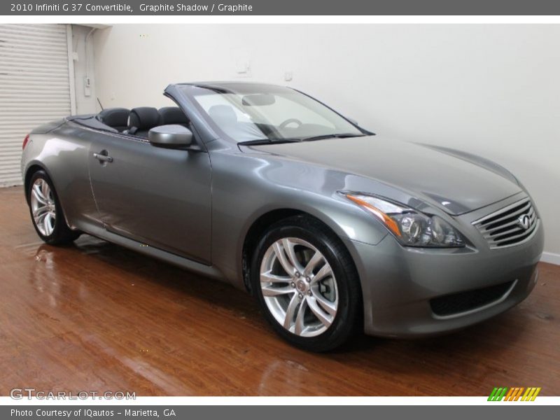 Graphite Shadow / Graphite 2010 Infiniti G 37 Convertible
