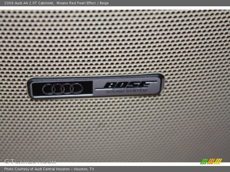 Misano Red Pearl Effect / Beige 2009 Audi A4 2.0T Cabriolet