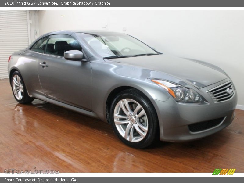 Graphite Shadow / Graphite 2010 Infiniti G 37 Convertible