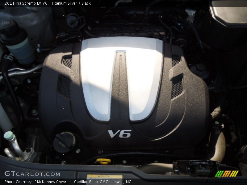 Titanium Silver / Black 2011 Kia Sorento LX V6