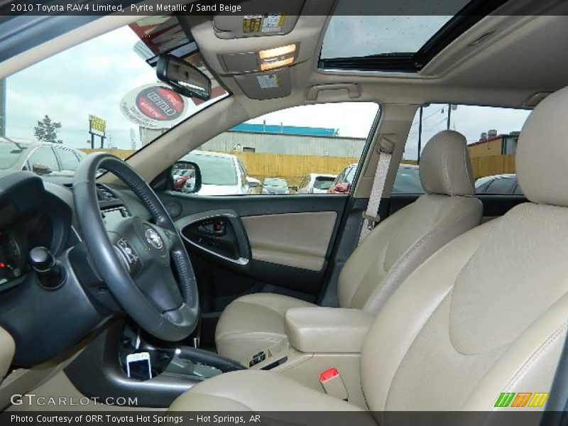  2010 RAV4 Limited Sand Beige Interior