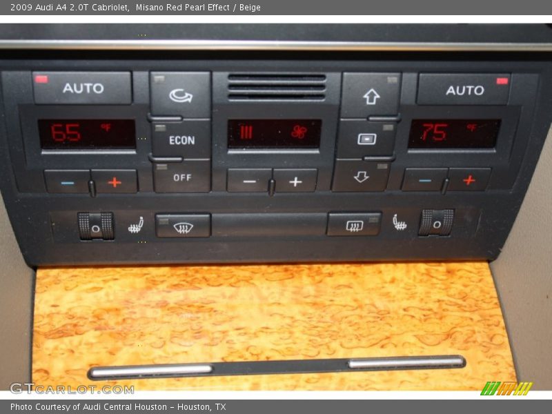 Misano Red Pearl Effect / Beige 2009 Audi A4 2.0T Cabriolet