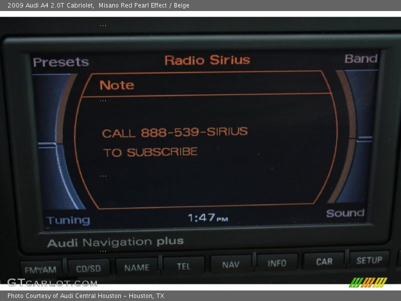 Misano Red Pearl Effect / Beige 2009 Audi A4 2.0T Cabriolet