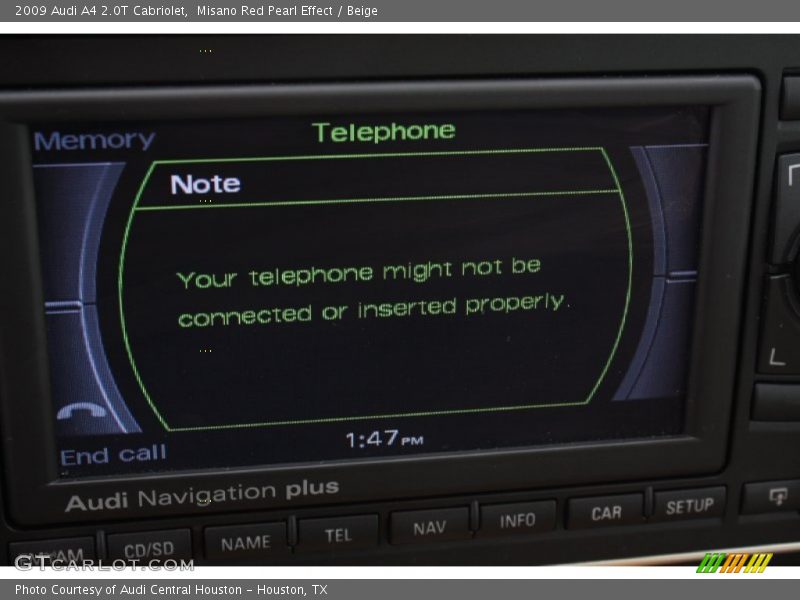 Misano Red Pearl Effect / Beige 2009 Audi A4 2.0T Cabriolet