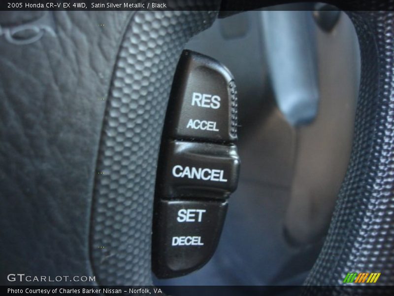 Satin Silver Metallic / Black 2005 Honda CR-V EX 4WD