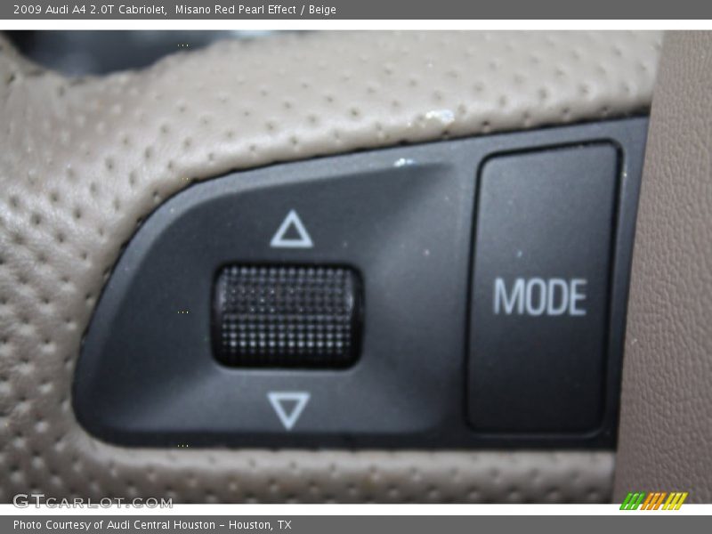 Misano Red Pearl Effect / Beige 2009 Audi A4 2.0T Cabriolet