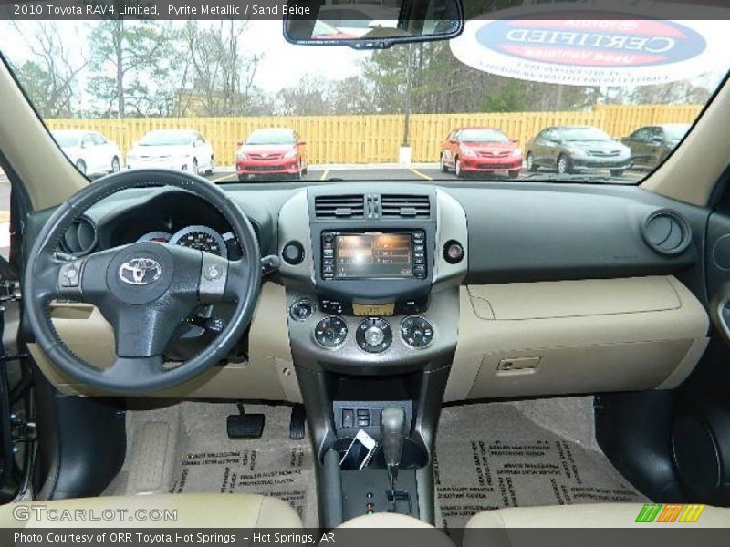 Dashboard of 2010 RAV4 Limited