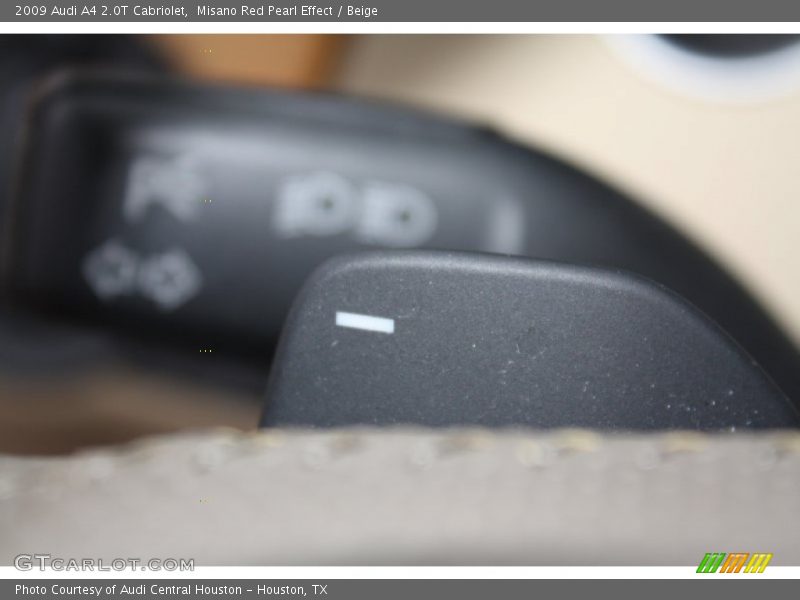 Misano Red Pearl Effect / Beige 2009 Audi A4 2.0T Cabriolet