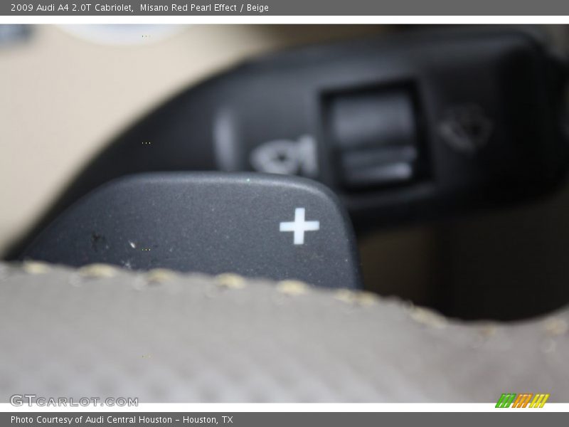 Misano Red Pearl Effect / Beige 2009 Audi A4 2.0T Cabriolet