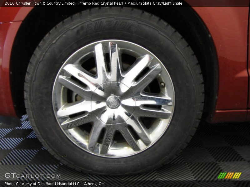 Inferno Red Crystal Pearl / Medium Slate Gray/Light Shale 2010 Chrysler Town & Country Limited