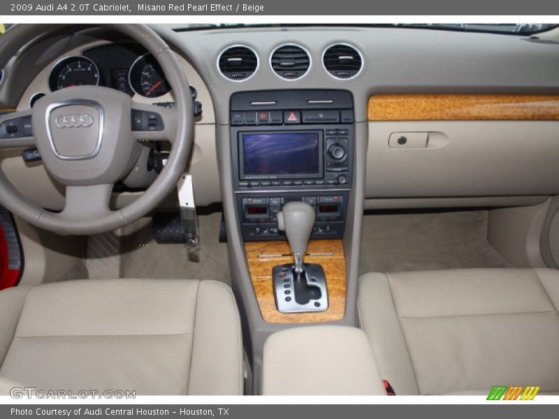 Misano Red Pearl Effect / Beige 2009 Audi A4 2.0T Cabriolet
