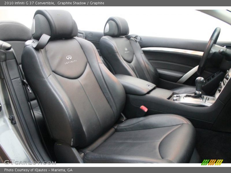 Front Seat of 2010 G 37 Convertible