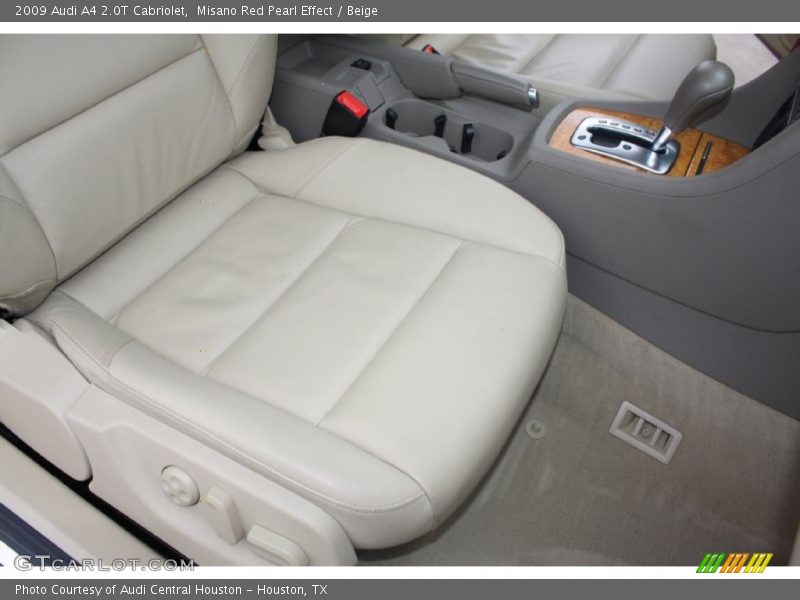 Misano Red Pearl Effect / Beige 2009 Audi A4 2.0T Cabriolet