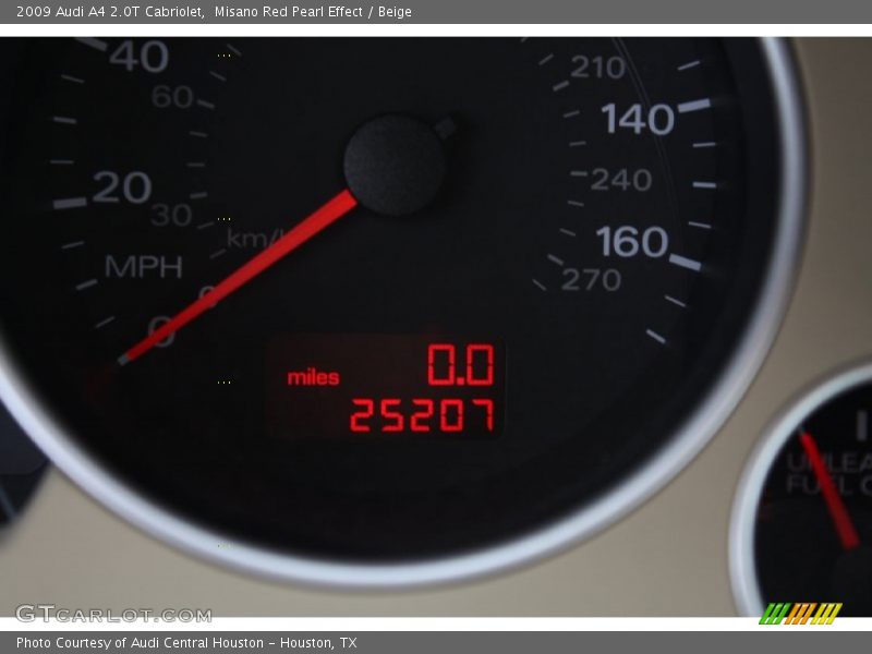 Misano Red Pearl Effect / Beige 2009 Audi A4 2.0T Cabriolet
