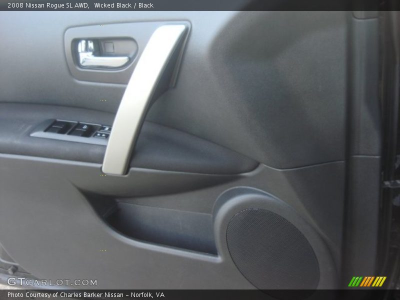 Wicked Black / Black 2008 Nissan Rogue SL AWD