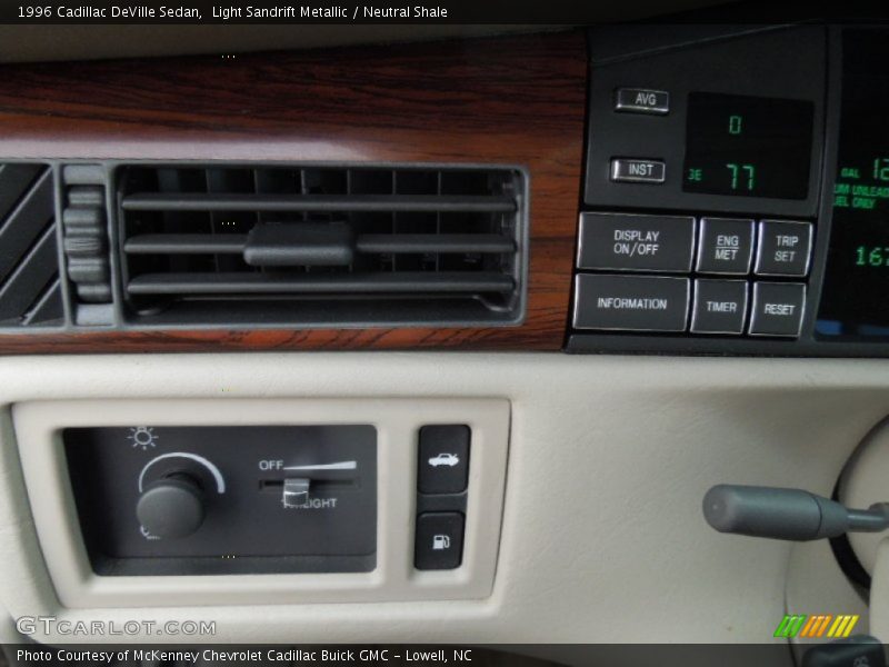 Controls of 1996 DeVille Sedan