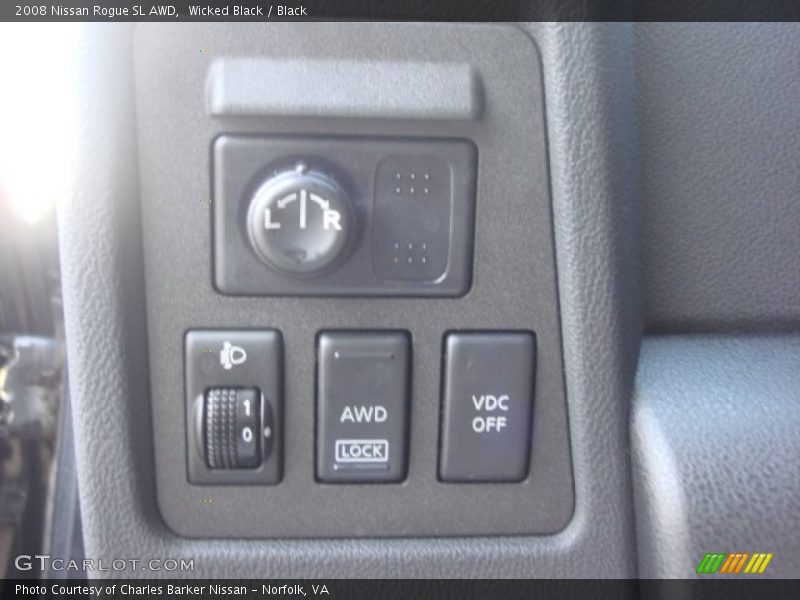 Wicked Black / Black 2008 Nissan Rogue SL AWD