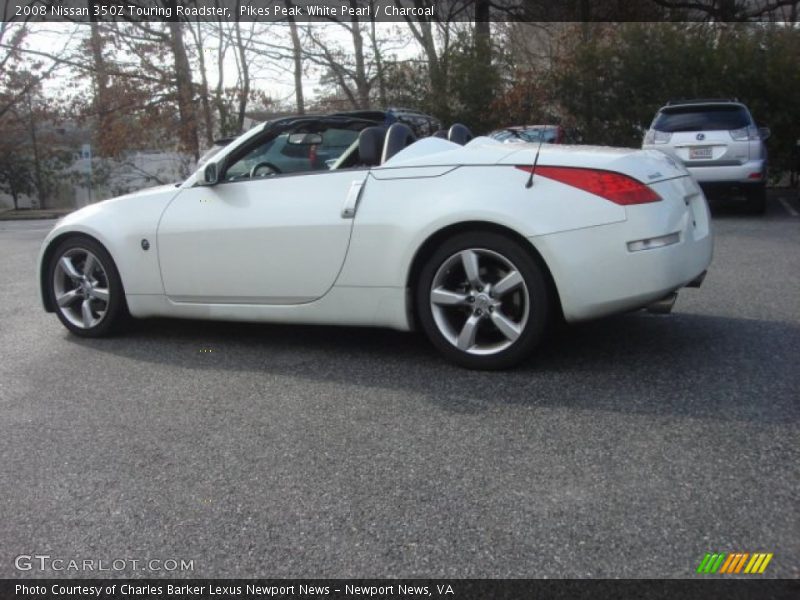 Pikes Peak White Pearl / Charcoal 2008 Nissan 350Z Touring Roadster